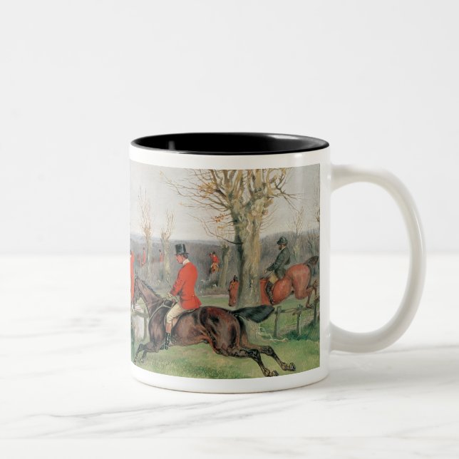 Tasse 2 Couleurs Scène sportive, 19ème siècle (Droit)