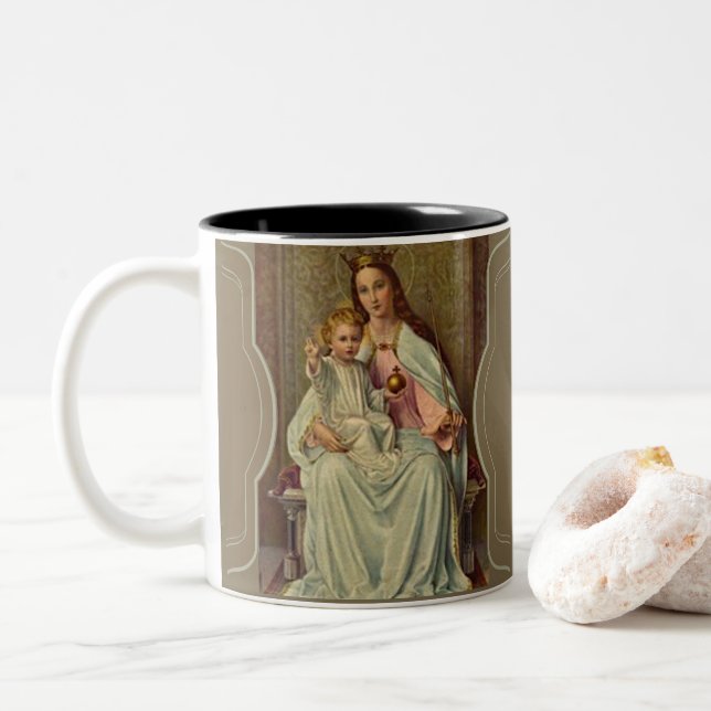 TASSE 2 COULEURS SCEPTER INFANTILE DE TRÔNE D'AVENUE MARIA QUEEN (Avec donut)