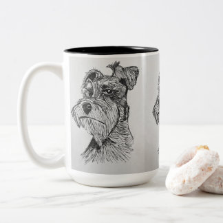 Tasse 2 Couleurs Schnauzer