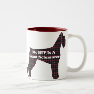 Tasse 2 Couleurs Schnauzer BFF