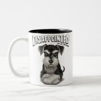 Schnauzer miniature déçu