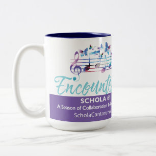 Tasse 2 Couleurs Schola Cantorum Rencontre Saison 61 : 12 oz