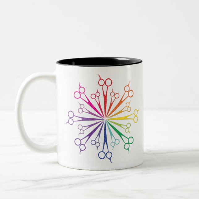 Tasse 2 Couleurs scissor circle (Gauche)