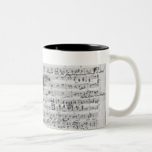 Tasse 2 Couleurs Score manuscrit pour le 'Trost trouvé