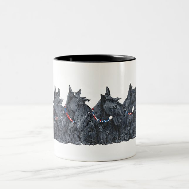 Tasse 2 Couleurs Scottish Terrier Gthering (Centre)