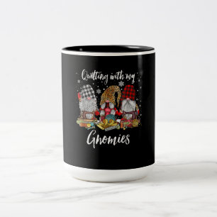 Tasse 2 Couleurs Se Cacher Avec Mes Gnomies Fêtes De Noël