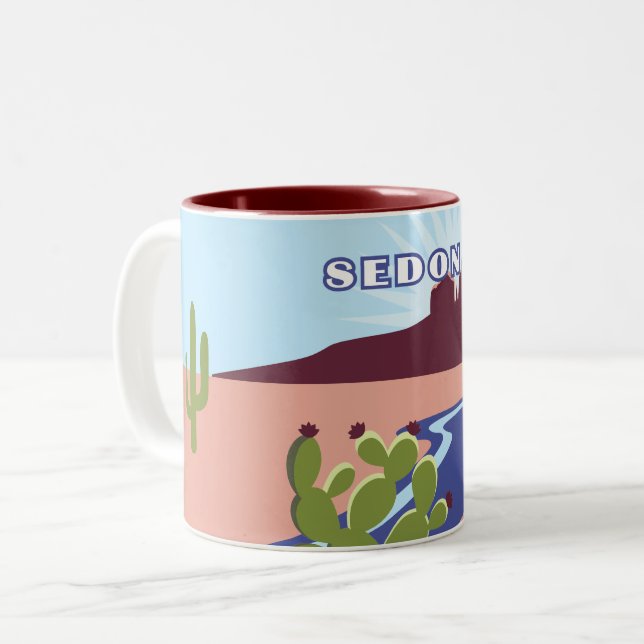 Tasse 2 Couleurs Sedona, Arizona (Devant gauche)