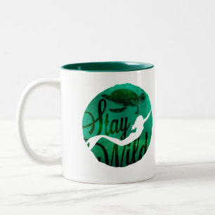 Tasse 2 Couleurs "Séjour sauvage" avec la sirène et la tortue de