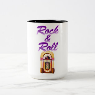 Tasse 2 Couleurs Sélecteur de musique Rock and Roll