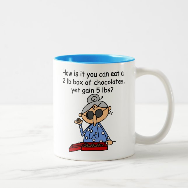 Tasse 2 Couleurs Sens de chocolat (Droit)