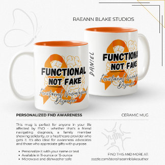 Tasse 2 Couleurs Sensibilisation à la DPN Fonctionnel Pas Faux Pers