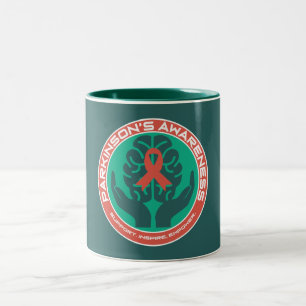 Tasse 2 Couleurs Sensibilisation à la maladie de Parkinson