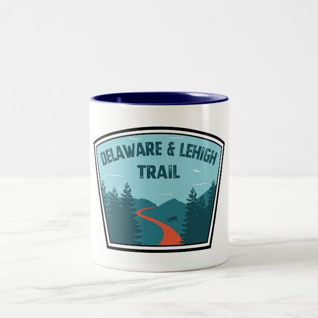 Tasse 2 Couleurs Sentier D&L Pennsylvanie (Centre)