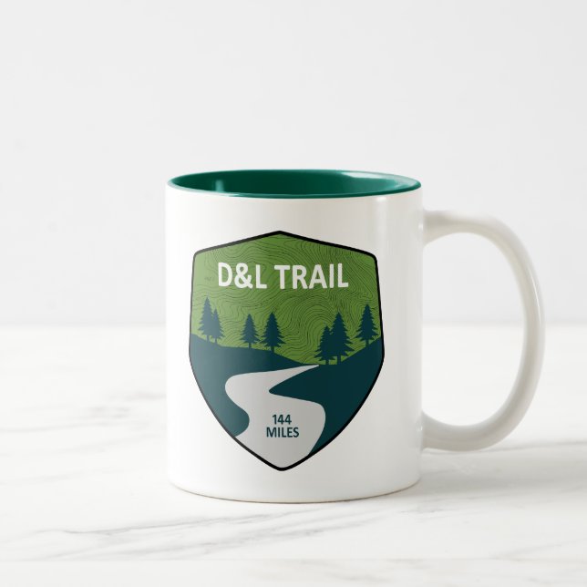 Tasse 2 Couleurs Sentier D&L Pennsylvanie (Droit)