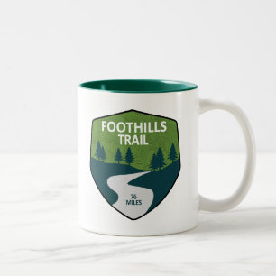 Tasse 2 Couleurs Sentier Foothills Caroline du Nord Caroline du Sud
