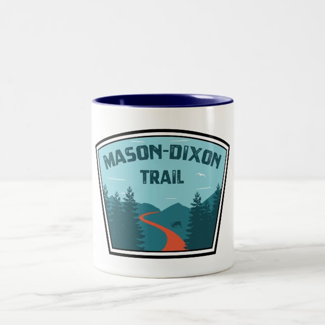 Tasse 2 Couleurs Sentier Mason-Dixon (Centre)