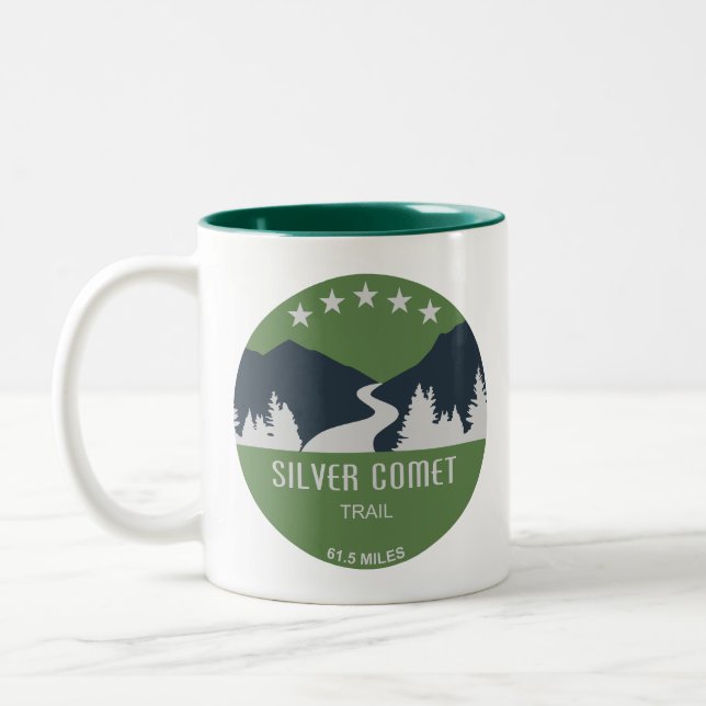 Tasse 2 Couleurs Sentier Silver Comet Géorgie (Gauche)