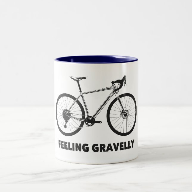 Tasse 2 Couleurs Sentir le cyclisme Gravelly (Centre)