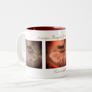 Tasse 2 Couleurs Sepia Zinnia Flower Times Inspiration