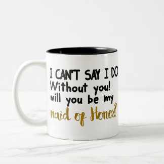 Tasse 2 Couleurs Serez-Vous Mon Honneur De Femme ?