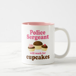 Tasse 2 Couleurs Sergent de police drôle