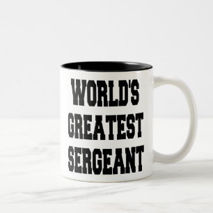 Tasse 2 Couleurs Sergent le plus grand du monde