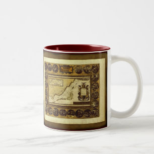 Tasse 2 Couleurs Série de cartes antiques du patriarche Abraham 158