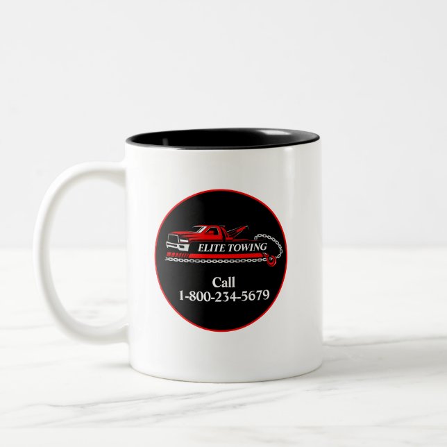 Tasse 2 Couleurs Service de camion professionnel (Gauche)