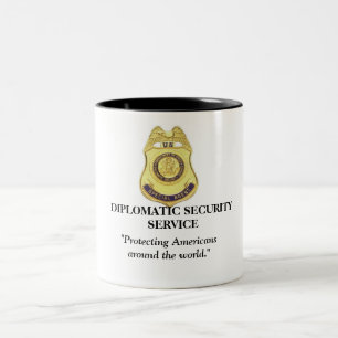 Tasse 2 Couleurs Service de sécurité diplomatique - Américains