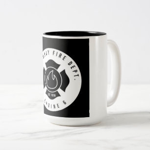 Tasse 2 Couleurs Service des incendies