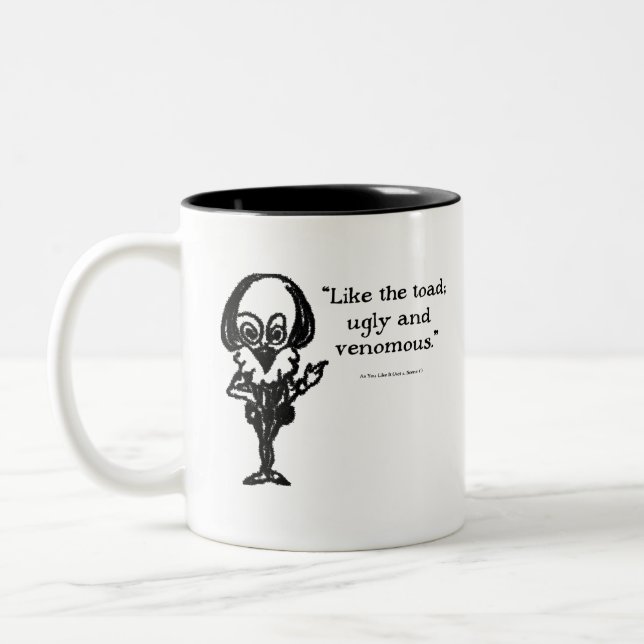 Tasse 2 Couleurs Shakespeare Insulte comme vous l'aimez (Gauche)