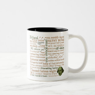 Tasse 2 Couleurs Shakespeare insulte la collection