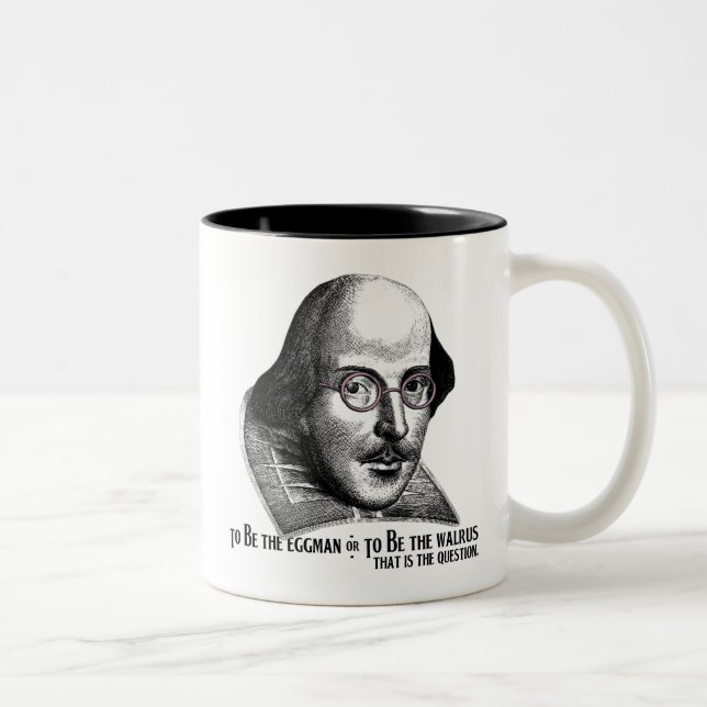 Tasse 2 Couleurs Shakespeare Lennon II (Droit)