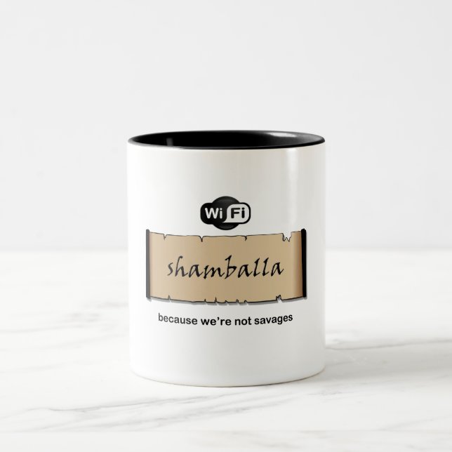 Tasse 2 Couleurs Shamballa Wifi (Centre)