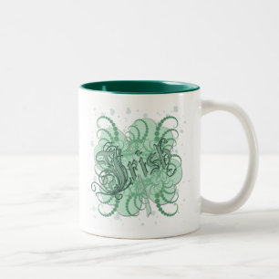 Tasse 2 Couleurs Shamrock irlandais