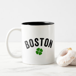 Tasse 2 Couleurs Shamrock irlandais de Boston