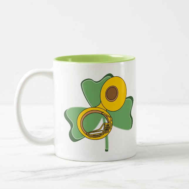 Tasse 2 Couleurs Shamrock Tuba (Gauche)