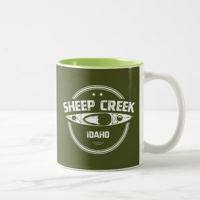 Tasse 2 Couleurs Sheep Creek Wild Et Rivière Pittoresque Idaho Kaya (Droit)