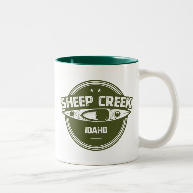 Tasse 2 Couleurs Sheep Creek Wild Et Rivière Pittoresque Idaho Kaya (Droit)