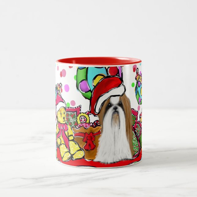 TASSE 2 COULEURS SHIH TZU (Centre)