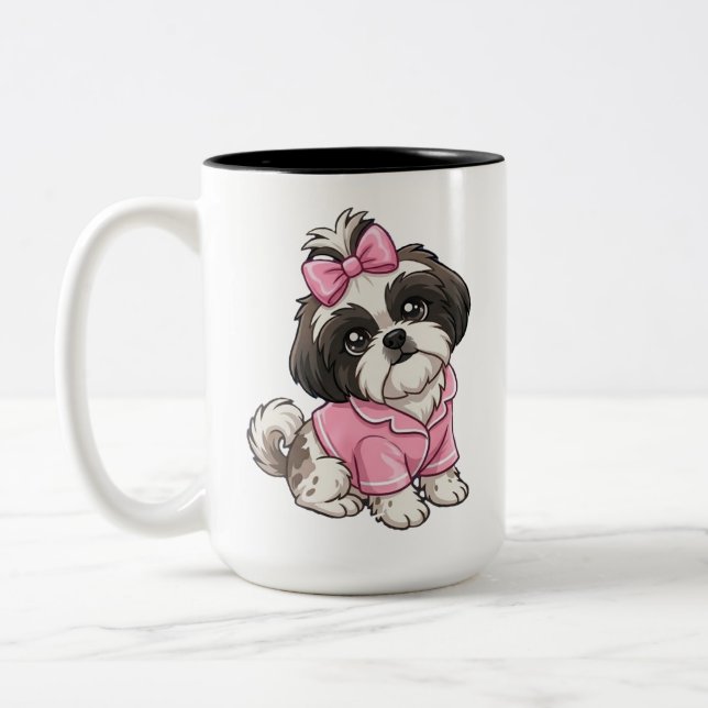 Tasse 2 Couleurs Shih Tzu (Gauche)