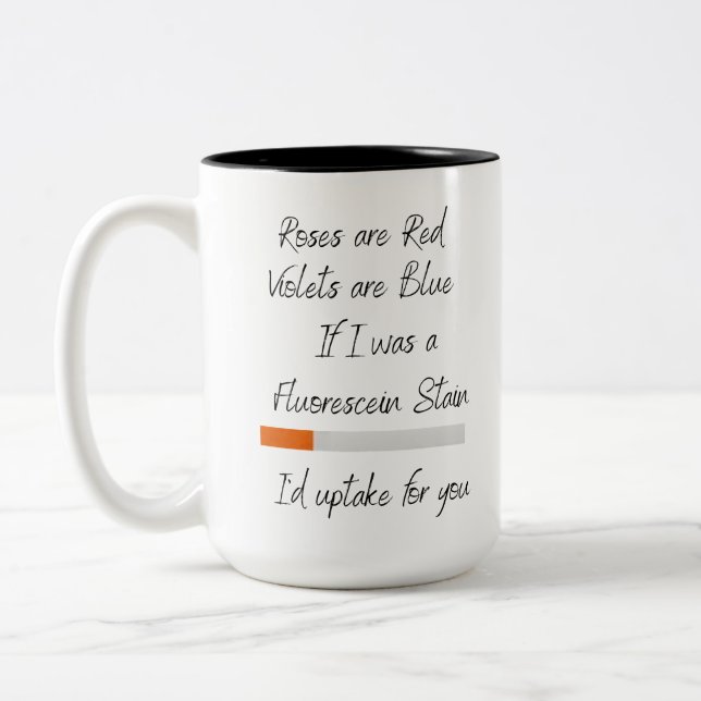 Tasse 2 Couleurs Si j'étais un Fluorescein Stain  (Gauche)