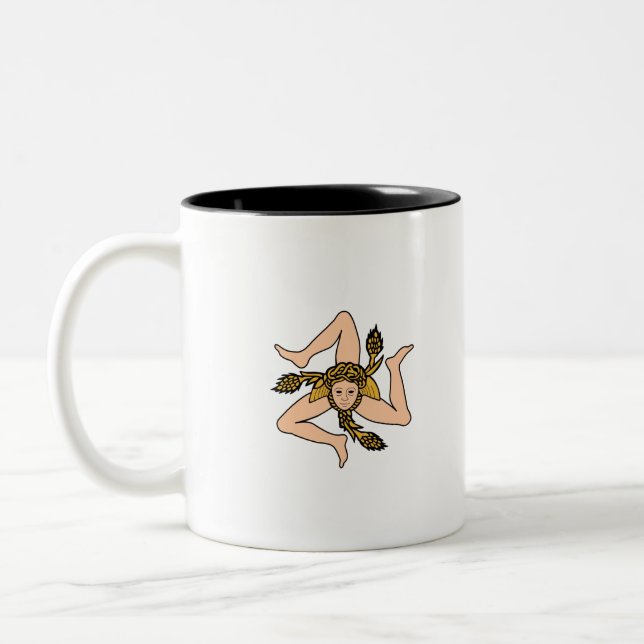 Tasse 2 Couleurs Sicile Italie (Gauche)