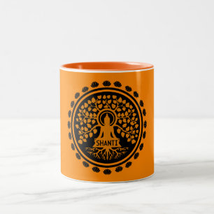 Tasse 2 Couleurs Siddhartha Gautama, Art Bouddhiste