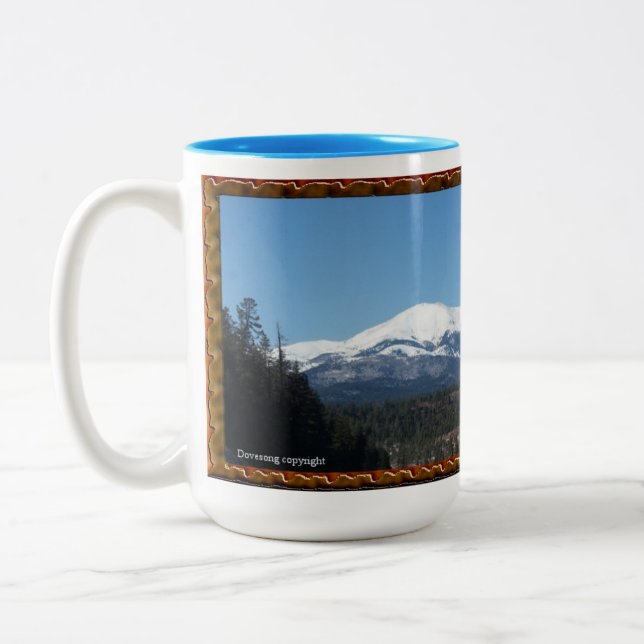 Tasse 2 Couleurs Sierra Blanca, Nouveau-Mexique (Gauche)