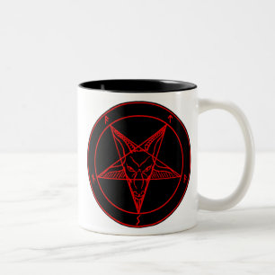 TASSE 2 COULEURS SIGILE DE BAPHOMET