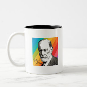 Tasse 2 Couleurs Sigmund Freud - Ta mère