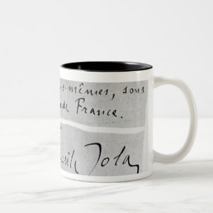 Tasse 2 Couleurs Signature d'Emile Zola
