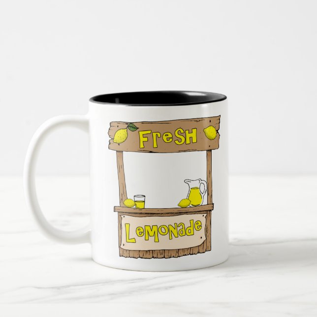 Tasse 2 Couleurs signe de citron (Gauche)