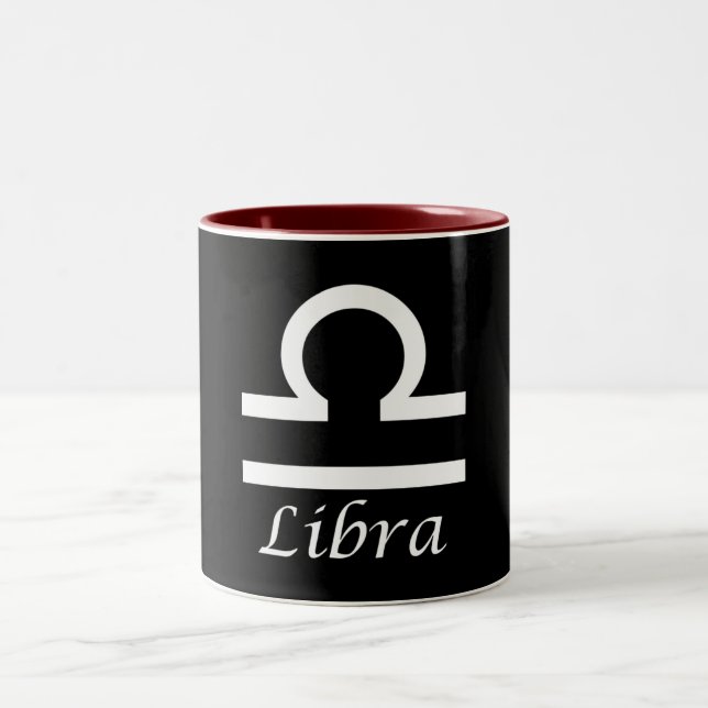 Tasse 2 Couleurs SIGNE Zodiaque "Libra" (Centre)